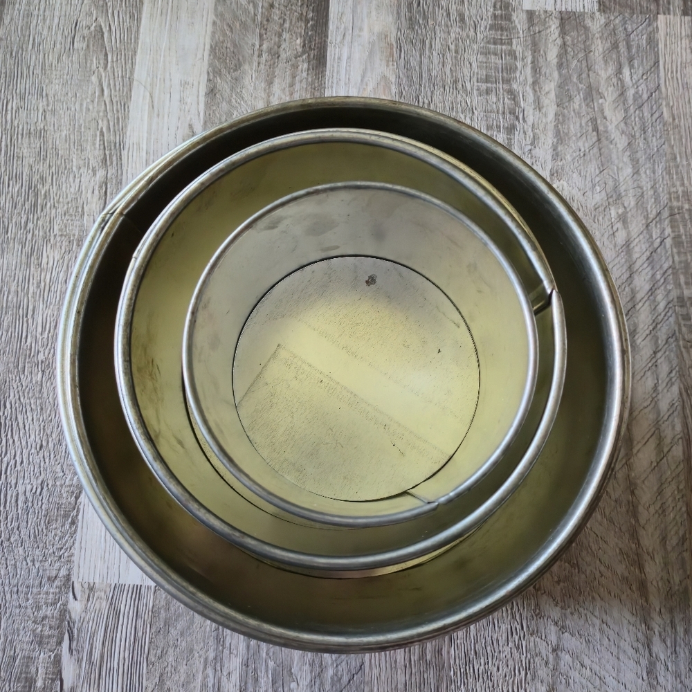Baker's Delight Nesting Tiered Cake Pan Set 5 Vintage - Picture 4 of 11
